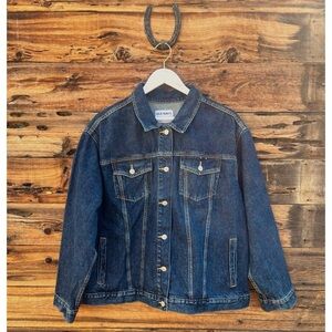 OLD NAVY | Dark Wash Denim Trucker Jean Jacket XL